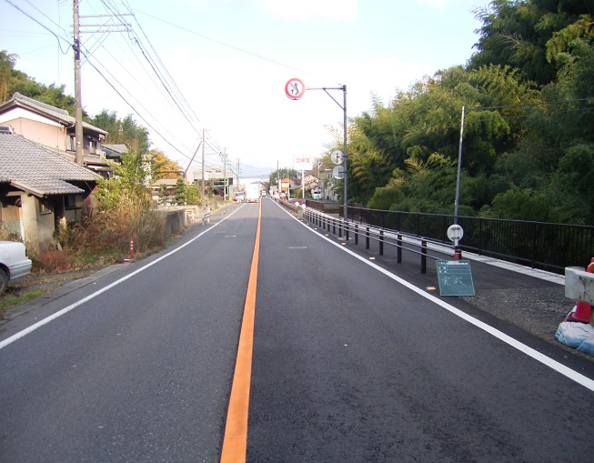 一般国道163号 国補道路交通安全対策工事